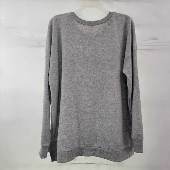 No Boundaries LOVE Sequin Women’s Pullover Sweatshirt – Size Large or 2XL - Picture 3 of 16